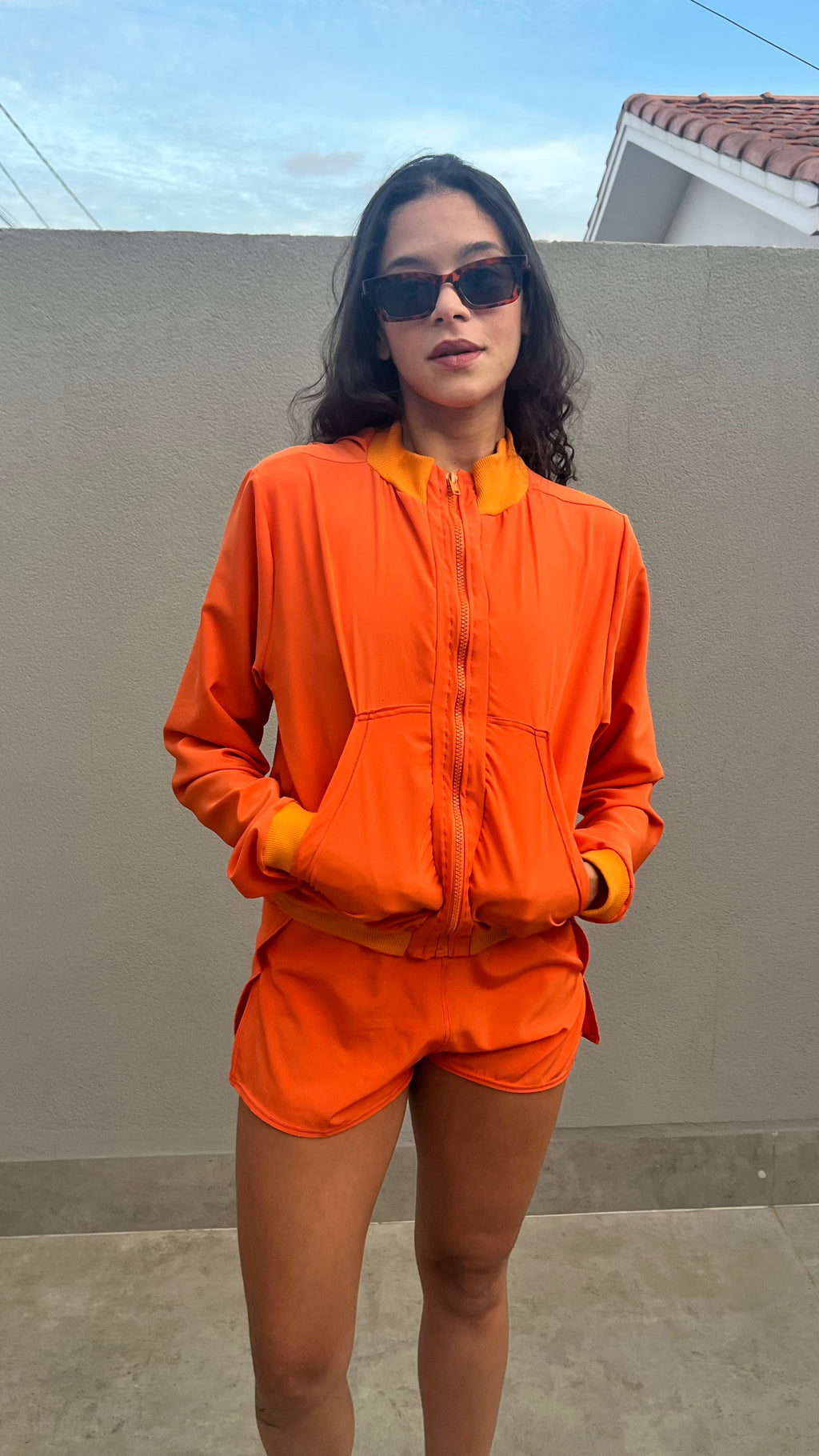 Casaco Brisa Laranja