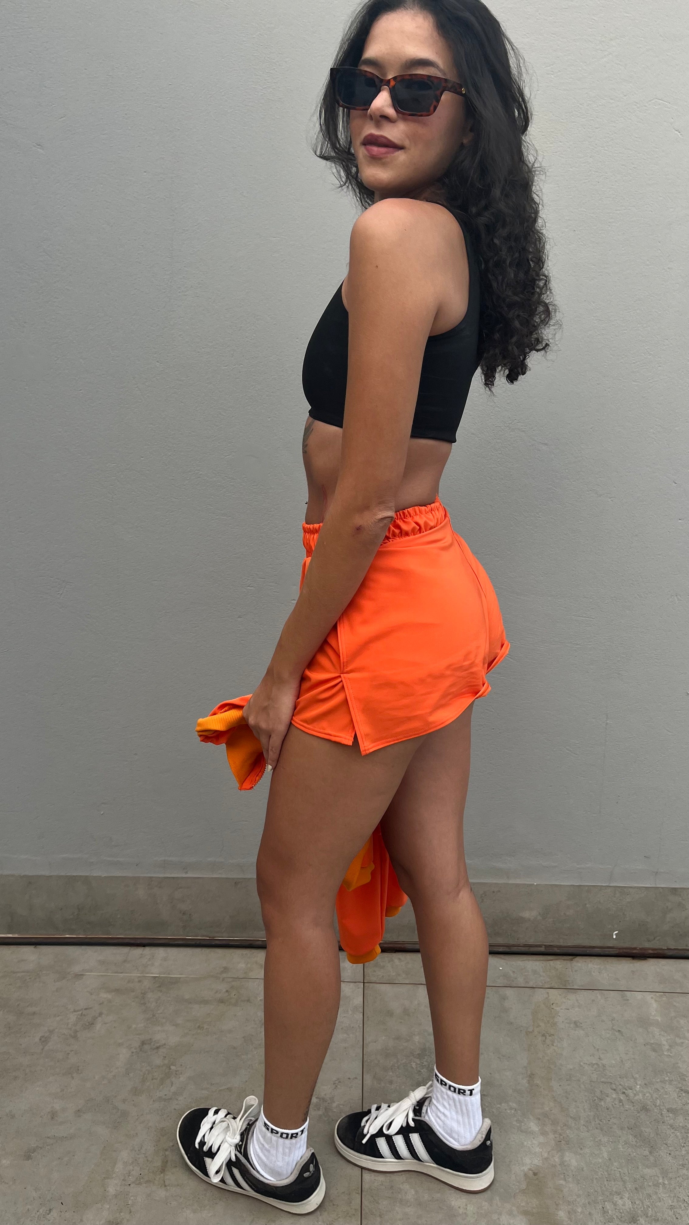 Short Brisa Laranja